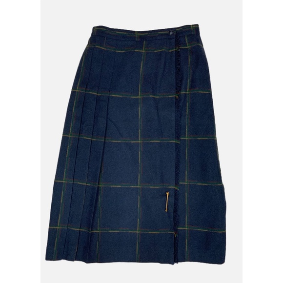 VINTAGE DAVID BROOKS WOOL SKIRT , SIZE 14 - Picture 1 of 4